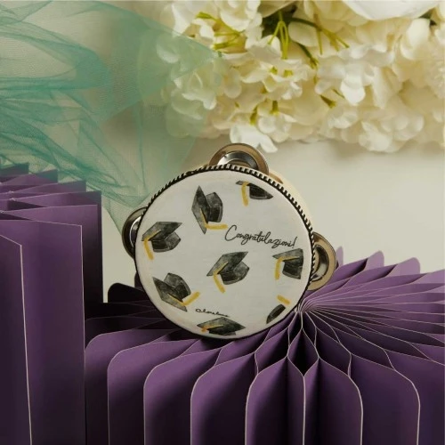 Bomboniera Tamburello Claraluna Collezione 2026: Il Trend dell’Anno cm.10,2x4,2 - Laurea