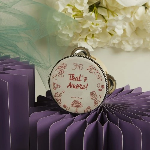 Bomboniera Tamburello Claraluna Collezione 2026: Il Trend dell’Anno cm.10,2x4,2 - Matrimonio