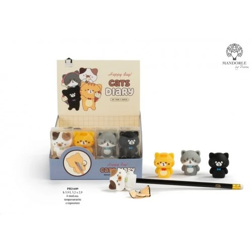 TEMPERAMATITE GATTINO SPIRITOSO 3.9 CM. 