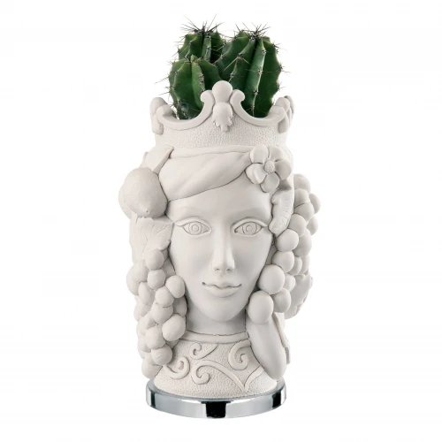 TESTA MORO REGINA H 16,5 BIANCA