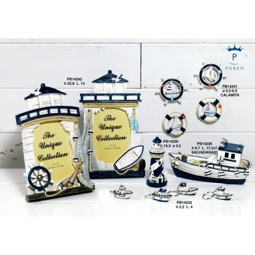 DECORAZIONE TEMA MARE 6.5 CM. MAGNETI