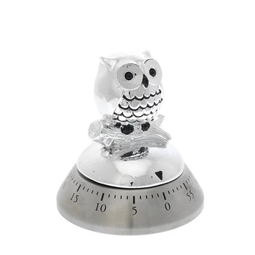 TIMER CON GUFO ARGENTO