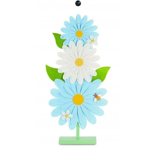 TOTEM 3 FIORI CELESTI/BIANCHI