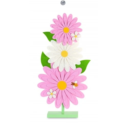 TOTEM 3 FIORI ROSA/BIANCHI