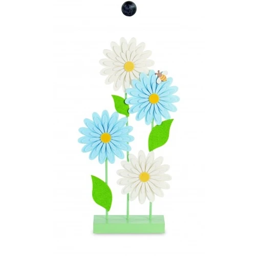 TOTEM 4 FIORI CELESTI/BIANCHI