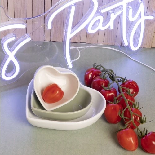 TRIS CIOTOLE BIANCHE E VERDE