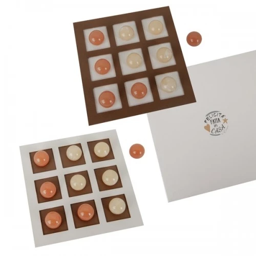 BOMBONIERA - GIOCO TRIS CM.13X13 CON BOX 