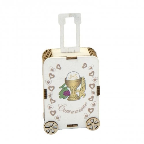SACCHETTO CONFETTI TROLLEY COMUNIONE CM.5,5 H.12 