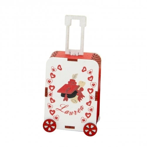 SACCHETTO CONFETTI TROLLEY LAUREA CM.5,5 H.12 