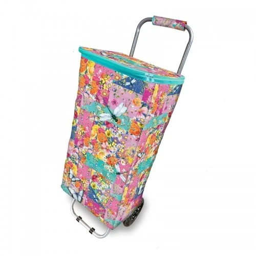 Trolley Termico da Picnic con Decori Floreali: Eleganza e Freschezza per le tue Gite - Multicolor