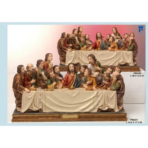 ULTIMA CENA 38 CM. RESINA