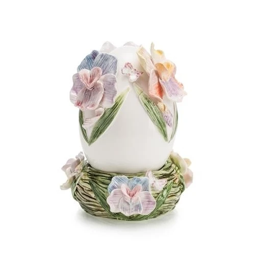 UOVO PORCELLANA CON NIDO