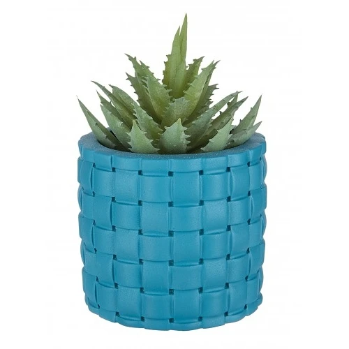 VASETTO INTRECCI H.7 OTTANIO BLU