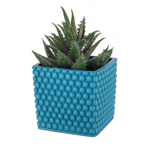 VASETTO PALLINI 7X7 OTTANIO BLU