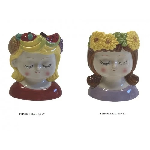 VASETTO RAGAZZA 11.6 CM. PORCELLANA