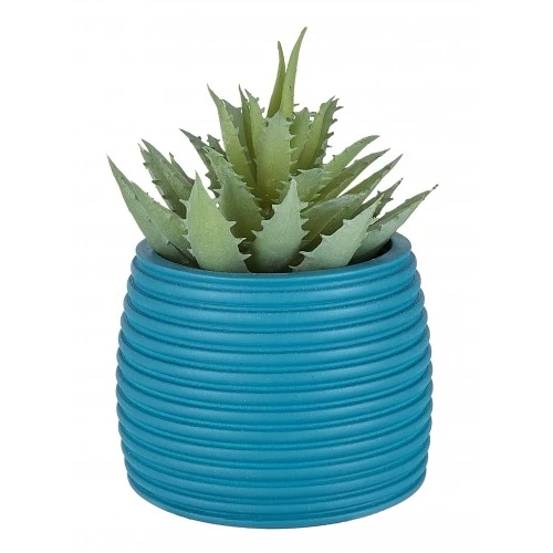 VASETTO RIGHE H.6 OTTANIO BLU