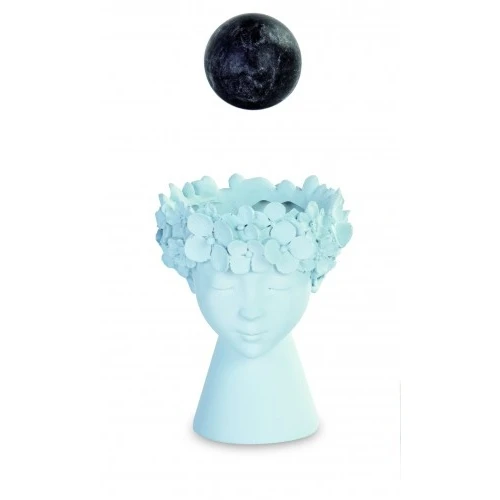 VASO AZZURRO VISO DONNA