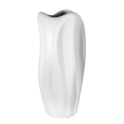 VASO BASE QUADRA BIANCO H. 39