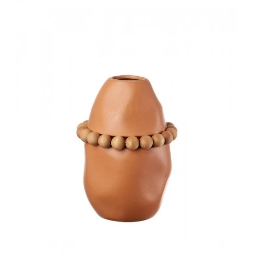 Vaso basso con collana