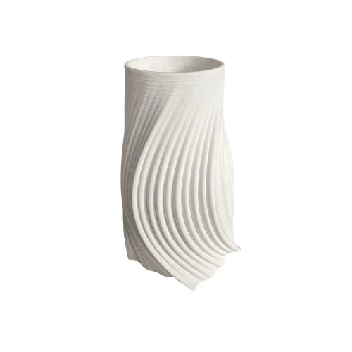 VASO MODERNO PORCELLANA BIANCA