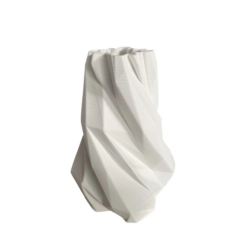 VASO LINEA MODERNA PORCELLANA BIANCA