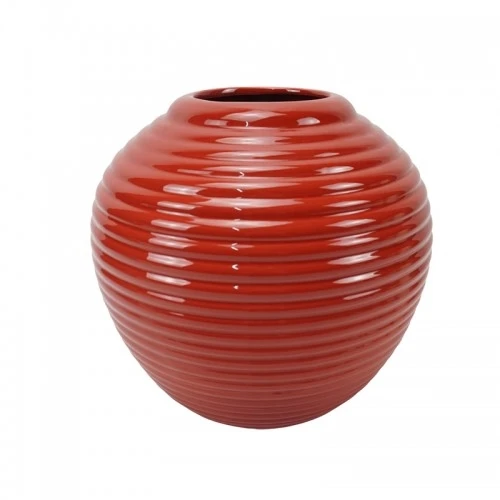 VASO BORDEAUX PORCELLANA CM.26