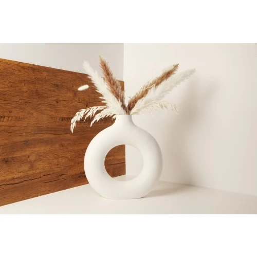 VASO CIRCOLARE BIANCO