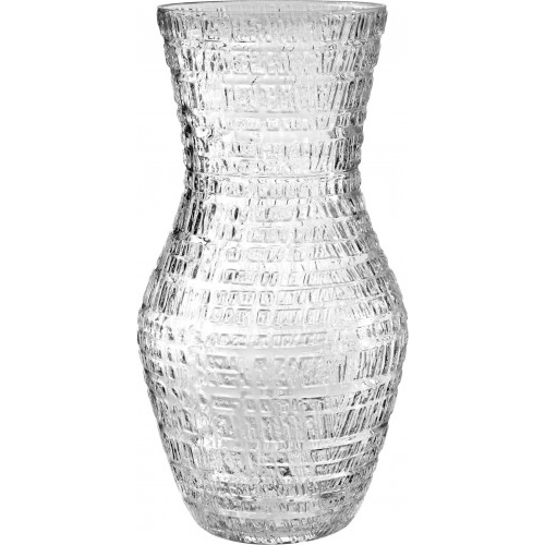 Vaso in vetro WOOD h.35 cm - TRASPARENTE