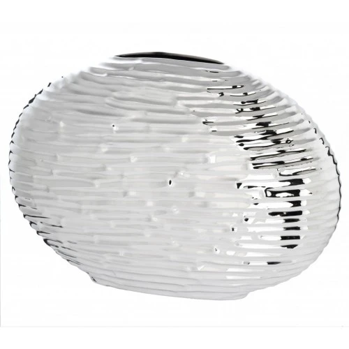 VASO OVALE DECORO ORRIZONTALE CM 35x25 - VASI