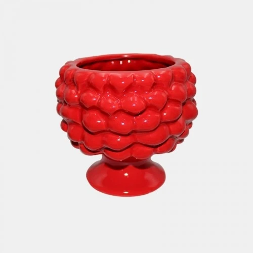  VASO PIGNA SICILIANA ROSSO cm.13