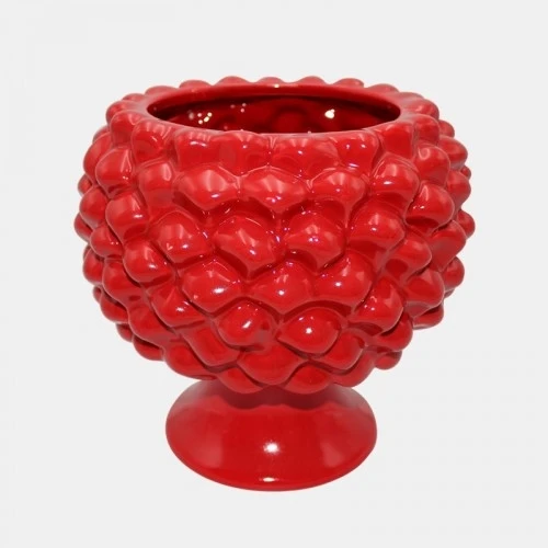 VASO PIGNA SICILIANA ROSSO cm.20
