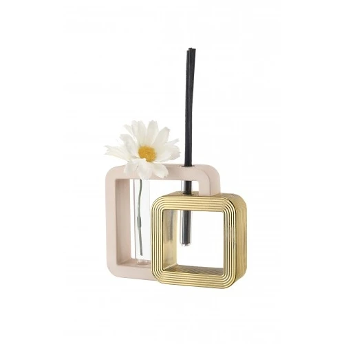 VASO PROFUMATORE QUADRO 10X13 CIPRIA/ORO