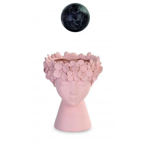 VASO ROSA VISO DONNA