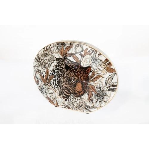 VASO TONDO PANTHERE H.19