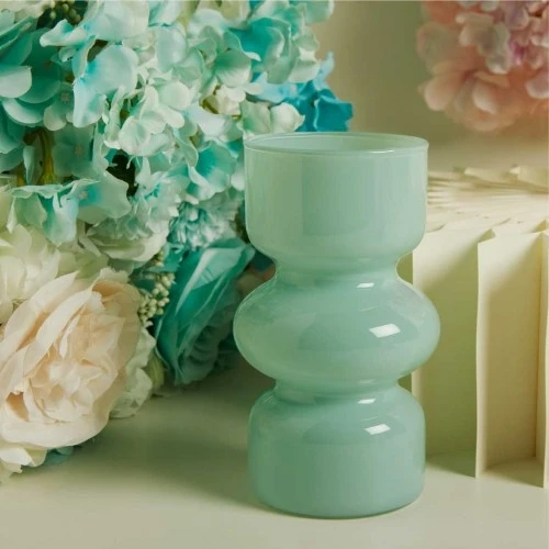 VASO CLARALUNA TUBO AZZURRO CM.9X18