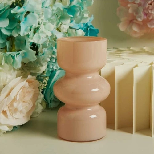 VASO CLARALUNA TUBO ROSA CM.9X18