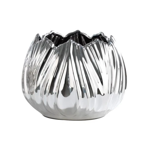 VASO TULIPANO ARGENTATO H. 16,5