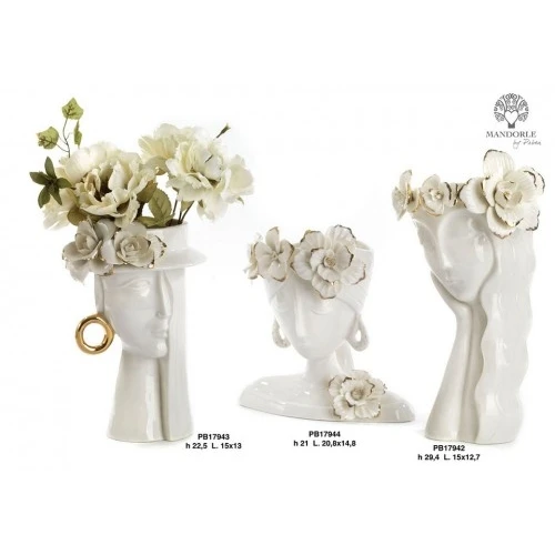 VASO VOLTO DONNA STIL. 29.4 CM. PORCELLANA