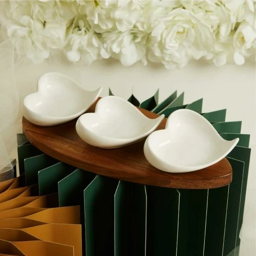 Set antipasto Claraluna CON 3 CIOTOLE cm. 28x12,5x1