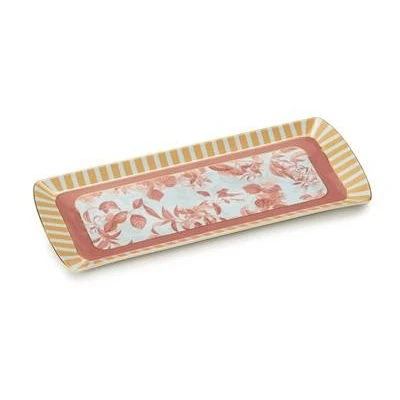 VASSOIO RETTANGOLARE PORTOFINO CM 11x25 ROSA