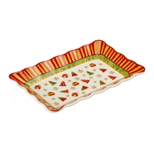 VASSOIO RETTANGOLARE - DECORAZIONE NATALE