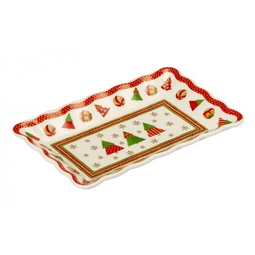 VASSOIO RETTANGOLARE - DECORAZIONE NATALE