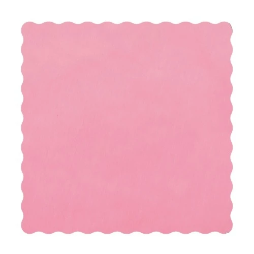 VELO ONDA QUADRO CM 24X24 ROSA 500/5000