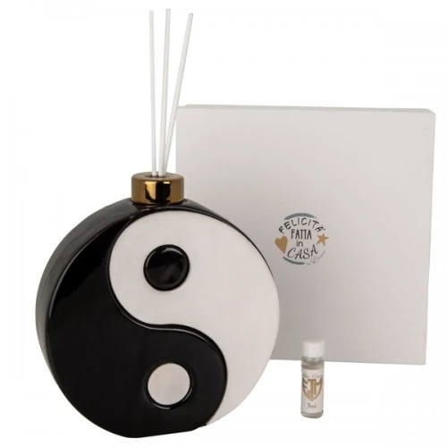 BOMBONIERA - YIN YANG DIFFUSORE CM.15,5 H.17 CON BOX