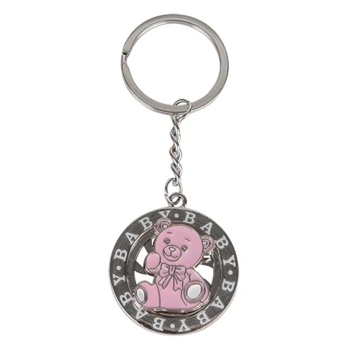 PORTACHIAVI RUOTA DM.4 ORSO ROSA 