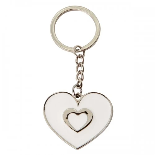 ZAMA P/CHIAVE 2 CUORI SILVER CM.4 