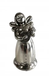 Angelo musica stilizzato in argento rivestito cm.8x3 - Offerta Bomboniere