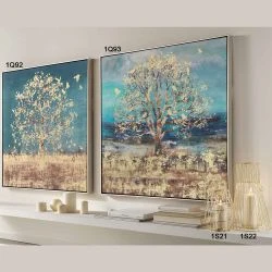 Quadro con cornice soggetto albero - L'Oca Nera