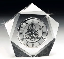 Orologio pentagono in cristallo - RANOLDI