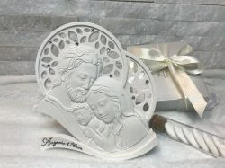 Icona sacra famiglia con strass
